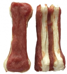 Сэндвич из утки и прессованной кости 15,5см 500г RM012 -  Прессованные кости для собак 