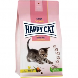 Happy Cat Kitten Land зі смаком птиці сухий корм для кошенят 300 г - 