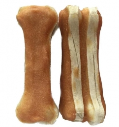 Сэндвич из курицы и прессованной кости 15,5см 500г RM011 -  Прессованные кости для собак 