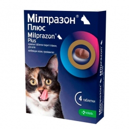 Жувальні таблетки від глистів Мілпразон Плюс для котів 2-8 кг - Similar products