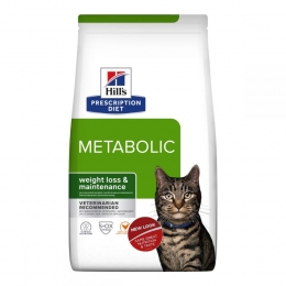 Hills PD Metabolic Feline Корм для зниження ваги у кішок з птахом  605940 -  Корм для шотландських кішок -    