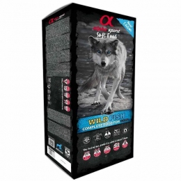 Alpha Spirit  Semi moist wild fish box, рыба Корм для собак полувлажный беззерновой 9кг  -  Влажный корм для собак Acana   