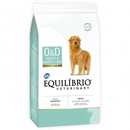 Equilibrio Veterinary Dog (Obesity-Diabetic) Ожиріння діабет лікувальний корм для собак 2кг -  Сухий корм для собак Equilibrio   