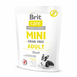 Brit Care GF Mini Adult Lamb для собак дрібних порід -  Сухий корм для собак -   Вага упаковки: 5,01 - 9,99 кг  