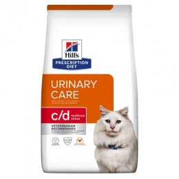 Hills PD Feline C/D Urinary Stress корм для кошек курица 605980 -  Сухой корм Хиллс для кошек 