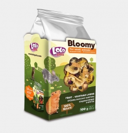 Lolopets HERBAL корм для шиншилл овощи и фрукты 100 г 74122 - Корм для шиншилл
