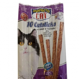 Perfecto Cat Палочки индейка с ягненком фиолетовые 10шт х 5г Германия