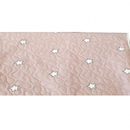Пелюшка для собак багаторазова зірки рожевий 65х95 см - Лоток для собак