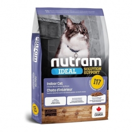 NUTRAM I17 Ideal SS Indoor Сухий корм для котів, що живуть у приміщенні 5.4 кг -  Сухий корм для кішок Nutram   