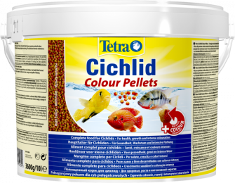 Cichlid Colour гранулы для окраса 10л/3,6 кг 201392 Тetra -  Корм для рыб -   Вид рыбы: Для цихлид  