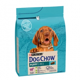 Dog Chow Puppy <1 cухой корм для щенков  с ягненком -  Сухой корм для собак -   Ингредиент: Ягненок  