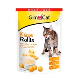 GimCat Kase Rollis Вітамінізовані сирні кульки для котів, 425 г -  Вітаміни для кішок - Gimcat   