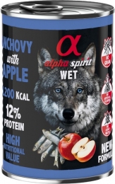 Корм Alpha Spirit Anchovy with Red Apple влажный для взрослых собак с анчоусами и яблоками 400 г. -  Влажный корм для собак -   Потребность: При нарушении пищеварения  