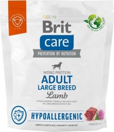 Brit Care Dog Hypoallergenic Adult Large Breed гіпоалергенний корм для собак великих порід з ягнятком -  Сухий корм для собак -   Розмір Дорослі  