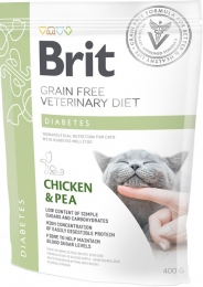 Brit VetDiets сухой корм для кошек с диабетом и гипергликемией с курицей и горохом 400 г - Similar products