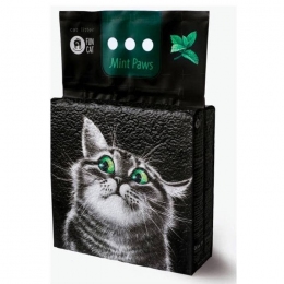 FUN CAT Mint Paws зерновой наполнитель для кошачьего туалета с ароматом мяты - Наполнитель для кошачьего туалета