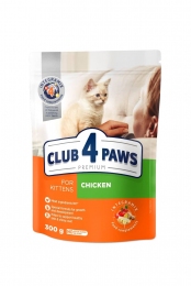 Club 4 paws (Клуб 4 лапы) Premium Kittens сухой корм для котят с курицей -  Сухой корм для кошек -   Ингредиент: Курица  