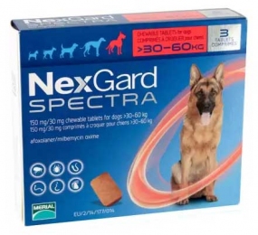 Nexgard Spectra (Нексгард Спектра) - таблетки для собак від бліх та кліщів 