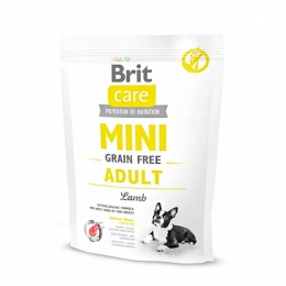 Brit Care GF Mini Mini Adult Lamb Гіпоалергенний корм для собак дрібних порід з ягням -  Сухий корм для собак -   Вага упаковки: 5,01 - 9,99 кг  