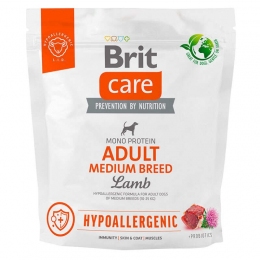 Brit Care Dog Hypoallergenic Adult Medium Breed Сухой корм для собак средних пород гипоаллергенный с ягненком -   