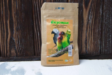 Минеральная подкормка для средних и крупных птиц Экзотик Фрустик 30г - Витамины для попугаев и прочих птиц