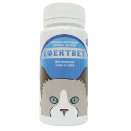 Эффектвет для укрепления костей и зубов котов -  Витамины для кошек - Ветсинтез     