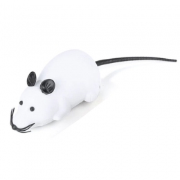 Мышь на радиоуправлении белая с пультом 28 х 6 см -  Игрушки для кошек -   Вид: Мышки  