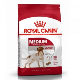 Royal Canin shn medium ad 4кг + 12 паучей, корм для собак 11343 акция