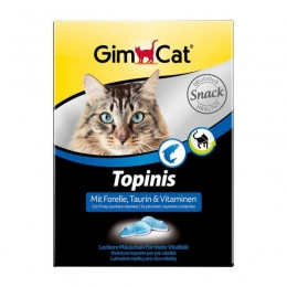 Gimcat Topinis витаминные мышки с рыбой -  Витамины для кошек - Gimpet     