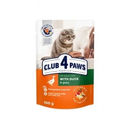 Club 4 Paws Premium качка в соусі для котів 100 г Акція - Similar products