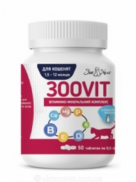 Зоовит 50 таб витаминно-минеральный комплекс для котят 1,5-12мес - Витамины для сельскохозяйственных животных
