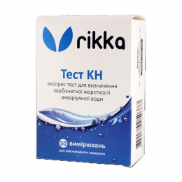 Тест KH (карбонатная жесткость) -  Аквариумная химия Rikka (Рикка) 