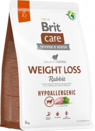 Brit Care Dog Hypoallergenic Weight Loss гипоаллергенный корм для собак с лишним весом с кроликом 3 кг