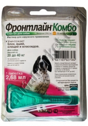 Frontline Combo для собак - Засоби та таблетки від бліх та кліщів для собак
