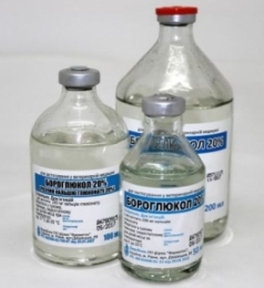 Бороглюкол 20% 200мл (розчин кальцію глюконат) Фарматон - Бороглюкол (розчин кальцію глюконат)