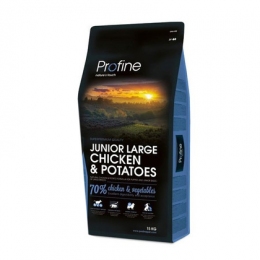 Profine Junior Large Breed Chicken сухой корм для щенков крупных пород с курицей -  Сухой корм для собак Profine     