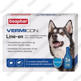 Beaphar IMMO Shield Line-on капли от паразитов для собак 15-30кг -  Средства от блох и клещей для собак -   Возраст: Щенки  