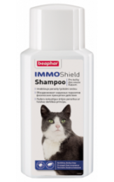 Шампунь інсектицидний IMMO Shield, Beaphar для котів -  Шампунь від бліх та кліщів для котів -    