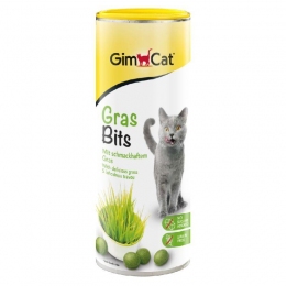 Gimcat GrasBits вітамінізовані ласощі для котів з травою -  Ласощі для кішок Gimpet     