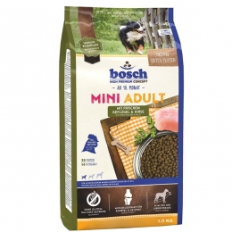 Bosch (Бош) Mini Adult с птицей и просом -  Bosch (Бош) сухой корм для собак 