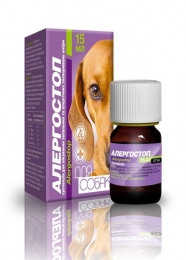 Алергостоп для собак антигістамінний препарат, 15 мл -  Ветпрепарати для собак O.L.KAR.     