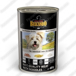 Belcando консерви для дорослих собак добірне м'ясо з локшиною - Корм для білих собак
