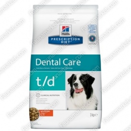 Hills PD Canine T/D для поддержания здоровья ротовой полости у собак -  Сухой корм для собак -   Потребность: Здоровье ротовой полости  