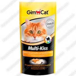 Gimcat Multi-Kiss витамины c ТГОС для кошек -  Лакомства для кошек Gimpet     