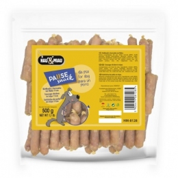 Ковбаски курячі 11см ласощі для собак 500г 8128 -  Ковбаски для собак 