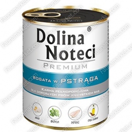 Dolina Noteci Premium консервы для взрослых собак Форель -  Влажный корм для собак -   Вес консервов: До 500 г  