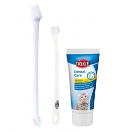 Зубная паста с щеткой для котов Трикси 25620