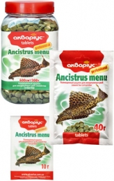 Меню-анцитрус-таблетки для донних риб -  Корм для риб Акваріус     