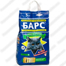 Барс великий №1 наповнювач для кішок -  Мінеральний наповнювач для котячого туалету 