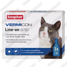 Beaphar IMMO Shield Line-on капли от паразитов - Капли от блох и клещей для кошек